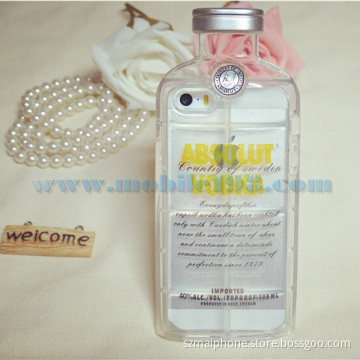 Bottle Clear Case for iPhone 5 5s TPU Cover